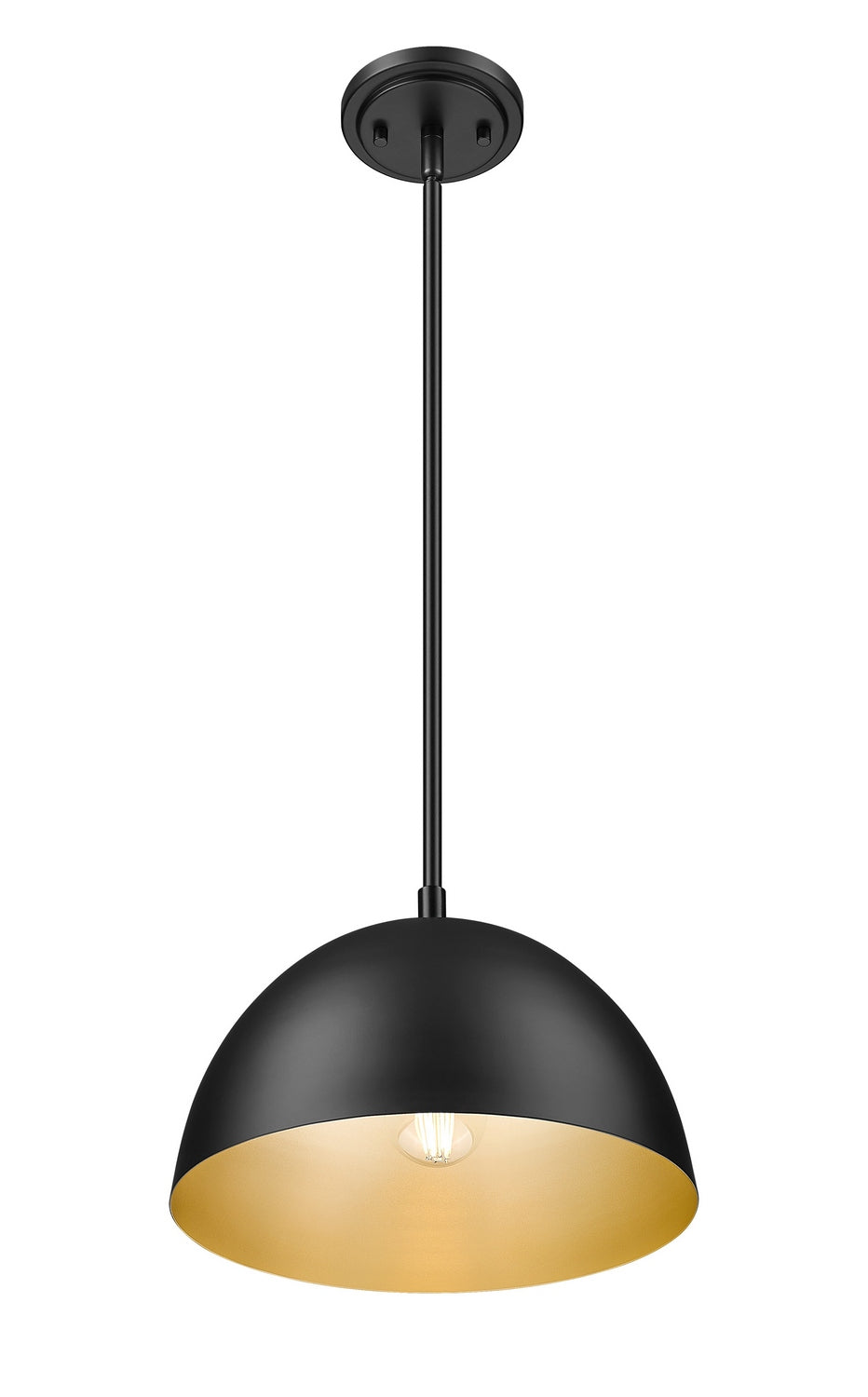 Z-Lite - 4501P12-MB - One Light Pendant - Vega - Matte Black