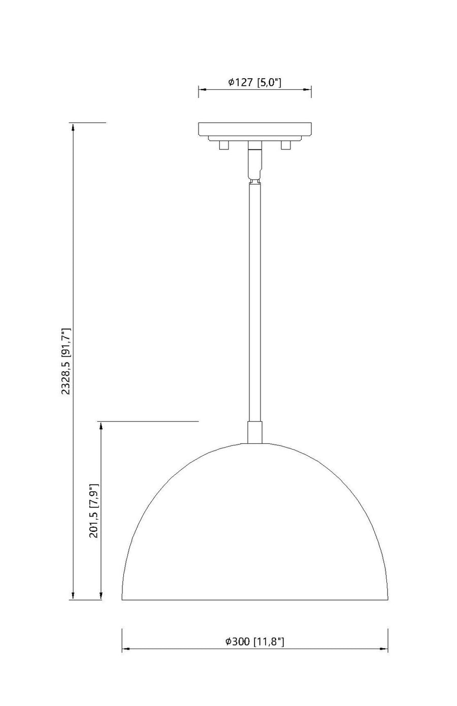 Z-Lite - 4501P12-MB - One Light Pendant - Vega - Matte Black