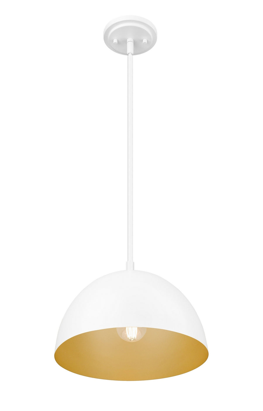 Z-Lite - 4501P12-MW - One Light Pendant - Vega - Matte White