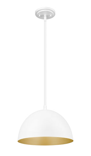 Z-Lite - 4501P12-MW - One Light Pendant - Vega - Matte White
