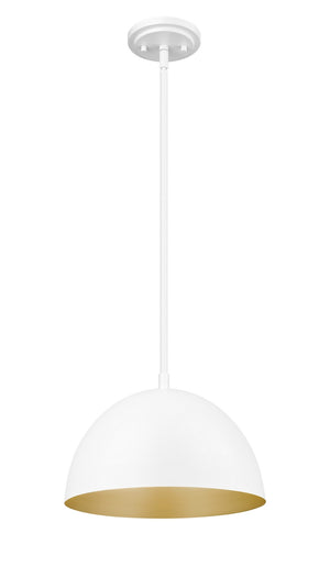 Z-Lite - 4501P12-MW - One Light Pendant - Vega - Matte White
