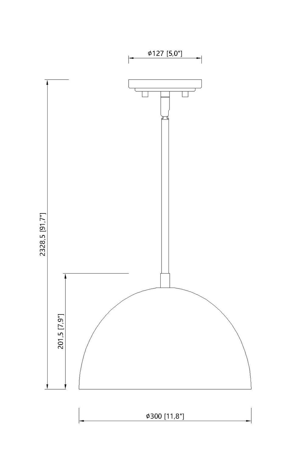 Z-Lite - 4501P12-MW - One Light Pendant - Vega - Matte White
