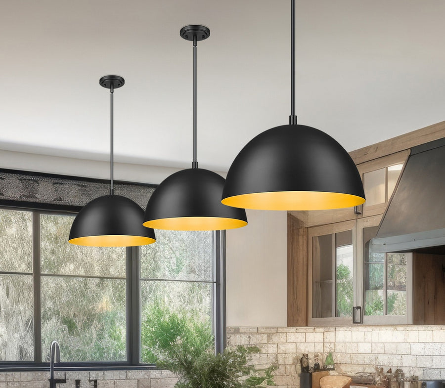 Z-Lite - 4501P16-MB - One Light Pendant - Vega - Matte Black