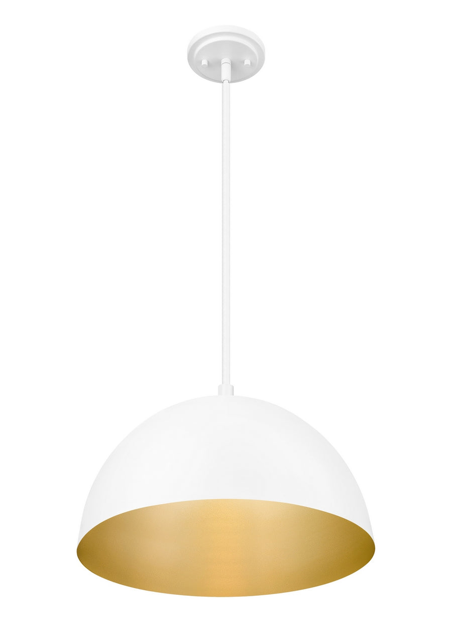 Z-Lite - 4501P16-MW - One Light Pendant - Vega - Matte White