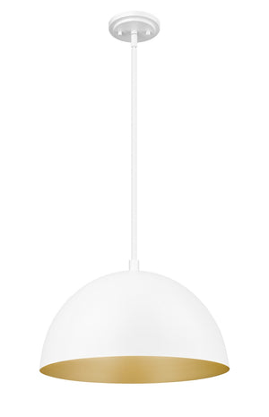 Z-Lite - 4501P16-MW - One Light Pendant - Vega - Matte White