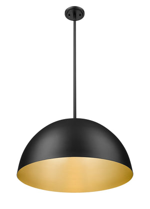 Z-Lite - 4501P24-MB - Three Light Pendant - Vega - Matte Black