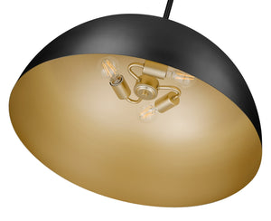 Z-Lite - 4501P24-MB - Three Light Pendant - Vega - Matte Black