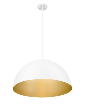 Z-Lite - 4501P24-MW - Three Light Pendant - Vega - Matte White