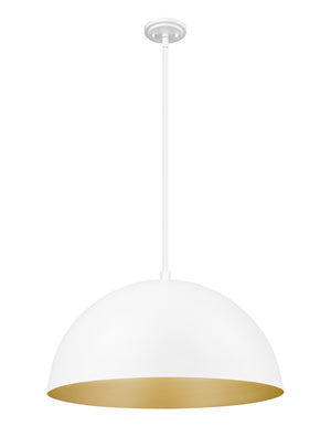 Z-Lite - 4501P24-MW - Three Light Pendant - Vega - Matte White
