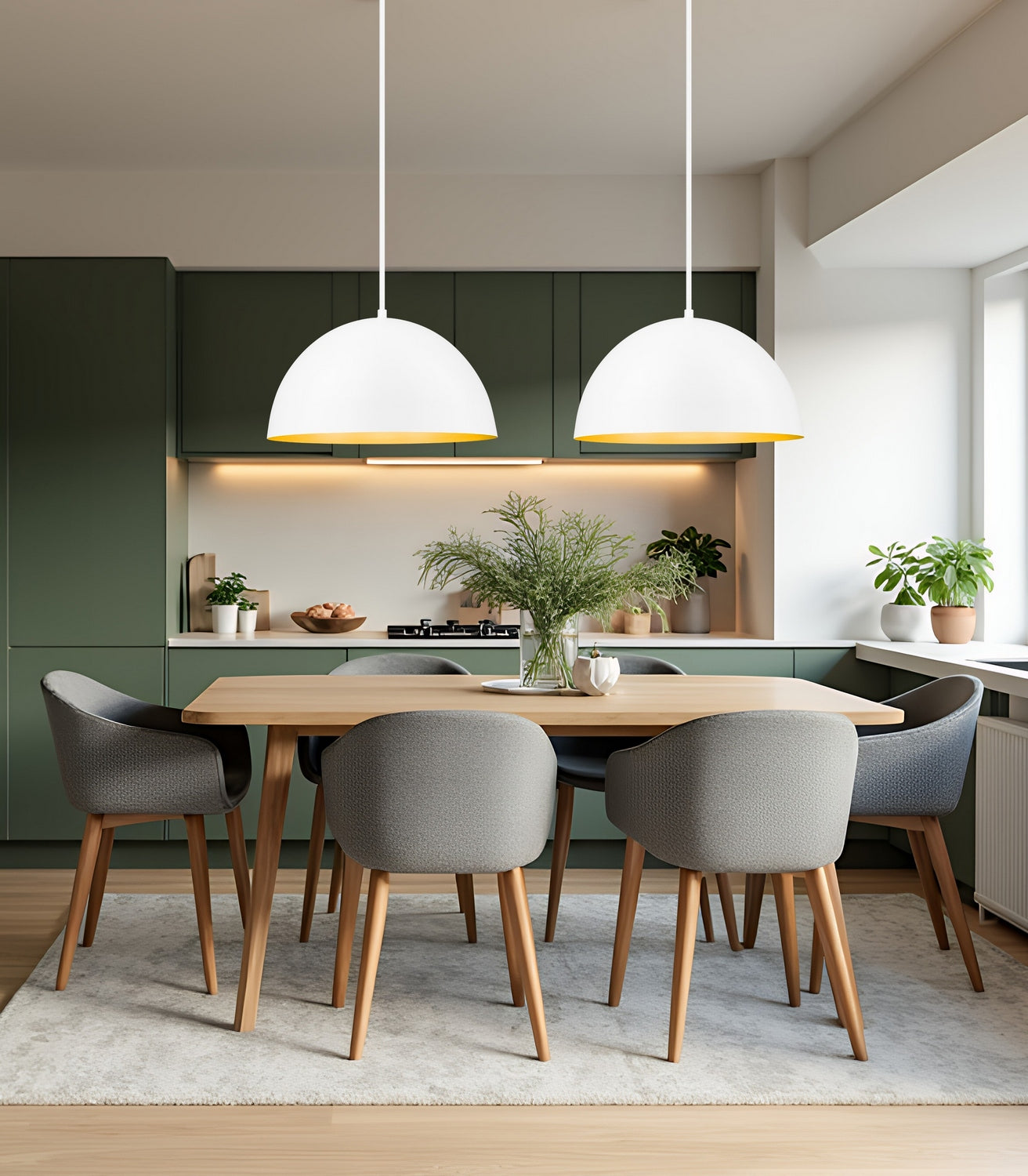 Z-Lite - 4501P24-MW - Three Light Pendant - Vega - Matte White