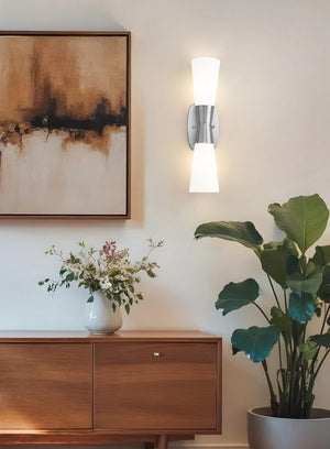 Z-Lite - 4504-2S-BN - Two Light Wall Sconce - Emrys - Brushed Nickel