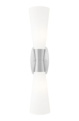 Z-Lite - 4504-2SL-BN - Two Light Wall Sconce - Emrys - Brushed Nickel