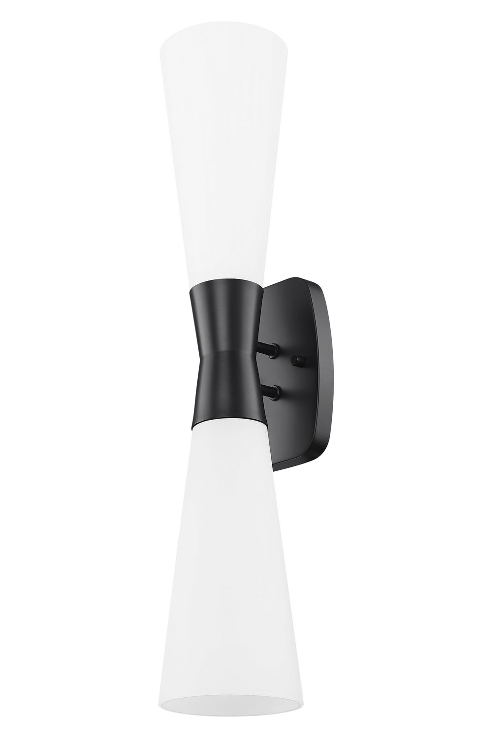 Z-Lite - 4504-2SL-MB - Two Light Wall Sconce - Emrys - Matte Black