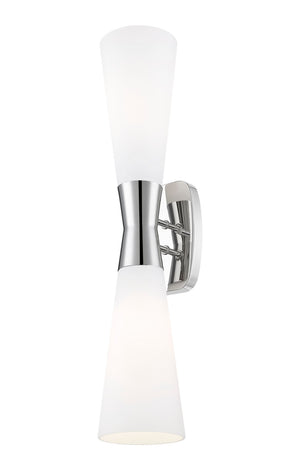 Z-Lite - 4504-2SL-PN - Two Light Wall Sconce - Emrys - Polished Nickel