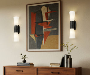 Z-Lite - 4504-2S-MB - Two Light Wall Sconce - Emrys - Matte Black