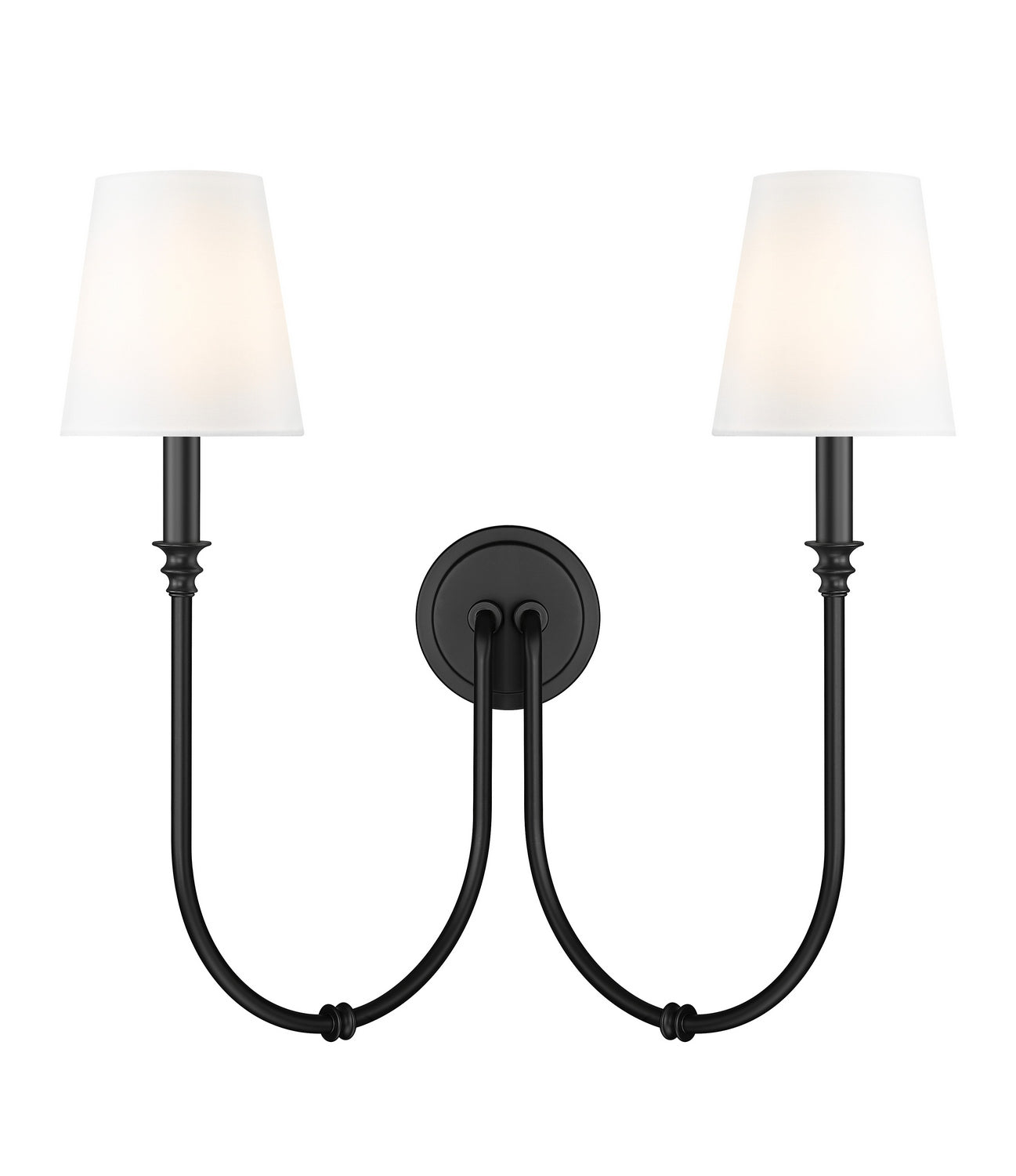 Z-Lite - 4505-2S-MB - Two Light Wall Sconce - Jisele - Matte Black