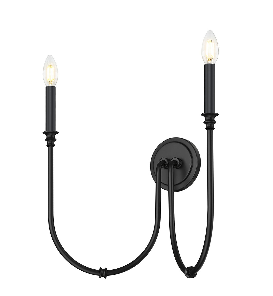 Z-Lite - 4505-2S-MB - Two Light Wall Sconce - Jisele - Matte Black