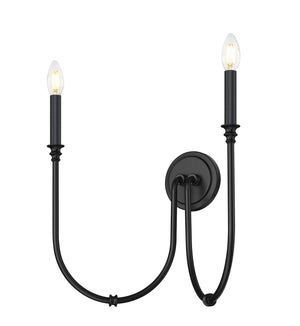 Z-Lite - 4505-2S-MB - Two Light Wall Sconce - Jisele - Matte Black