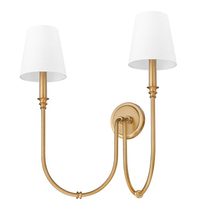Z-Lite - 4505-2S-RB - Two Light Wall Sconce - Jisele - Rubbed Brass
