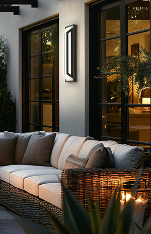 Z-Lite - 5028B-BK-LED - LED Outdoor Wall Mount - Banff - Sand Black
