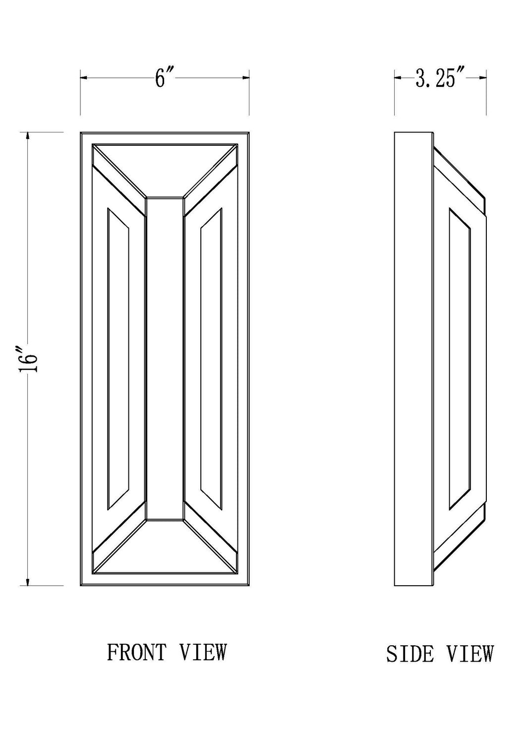 Z-Lite - 5028M-BK-LED - LED Outdoor Wall Mount - Banff - Sand Black
