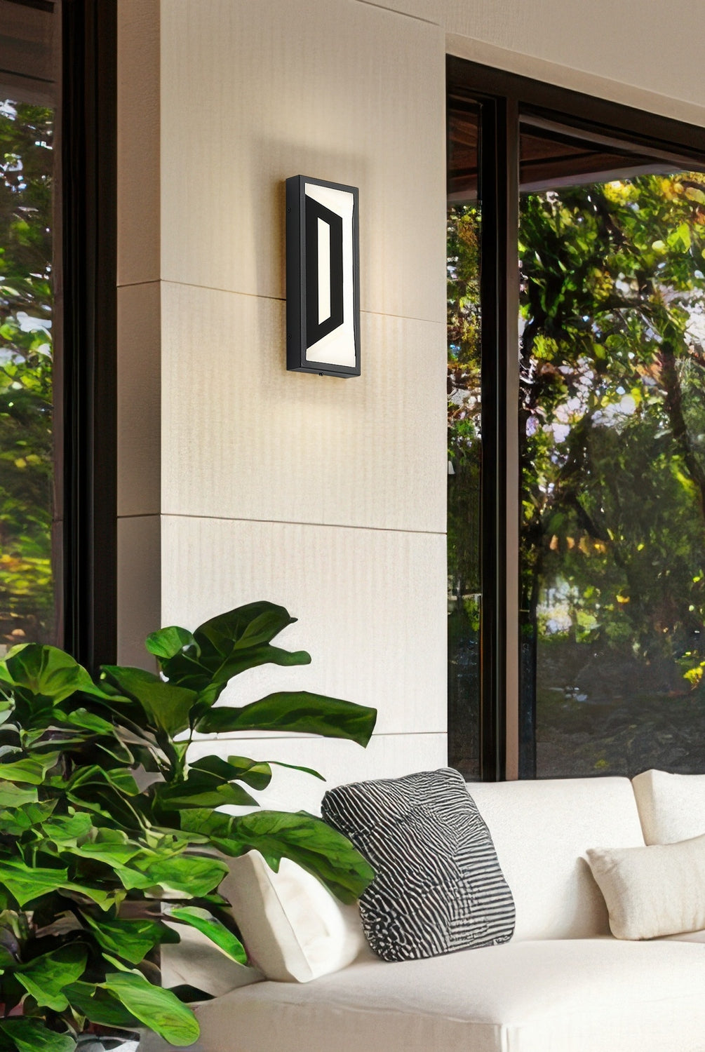Z-Lite - 5028S-BK-LED - LED Outdoor Wall Mount - Banff - Sand Black