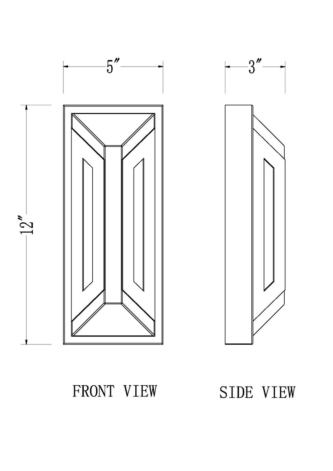 Z-Lite - 5028S-BK-LED - LED Outdoor Wall Mount - Banff - Sand Black