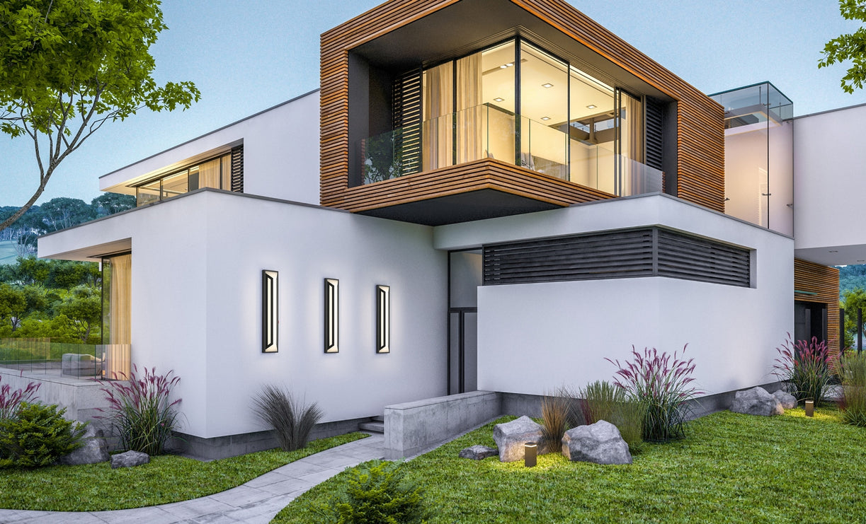 Z-Lite - 5028XL-BK-LED - LED Outdoor Wall Mount - Banff - Sand Black