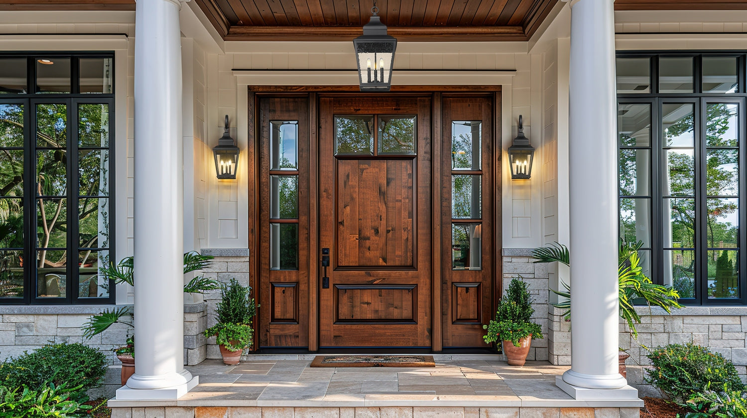 Z-Lite - 5029B-BK - Three Light Outdoor Wall Mount - Raphael - Sand Black