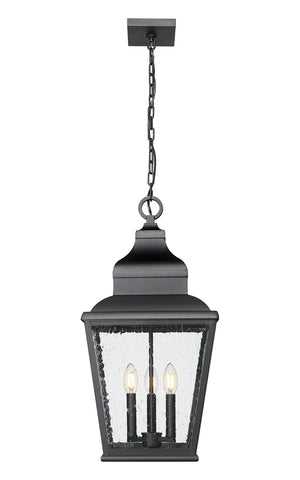 Z-Lite - 5029CHB-BK - Three Light Outdoor Chain Mount Ceiling Fixture - Raphael - Sand Black