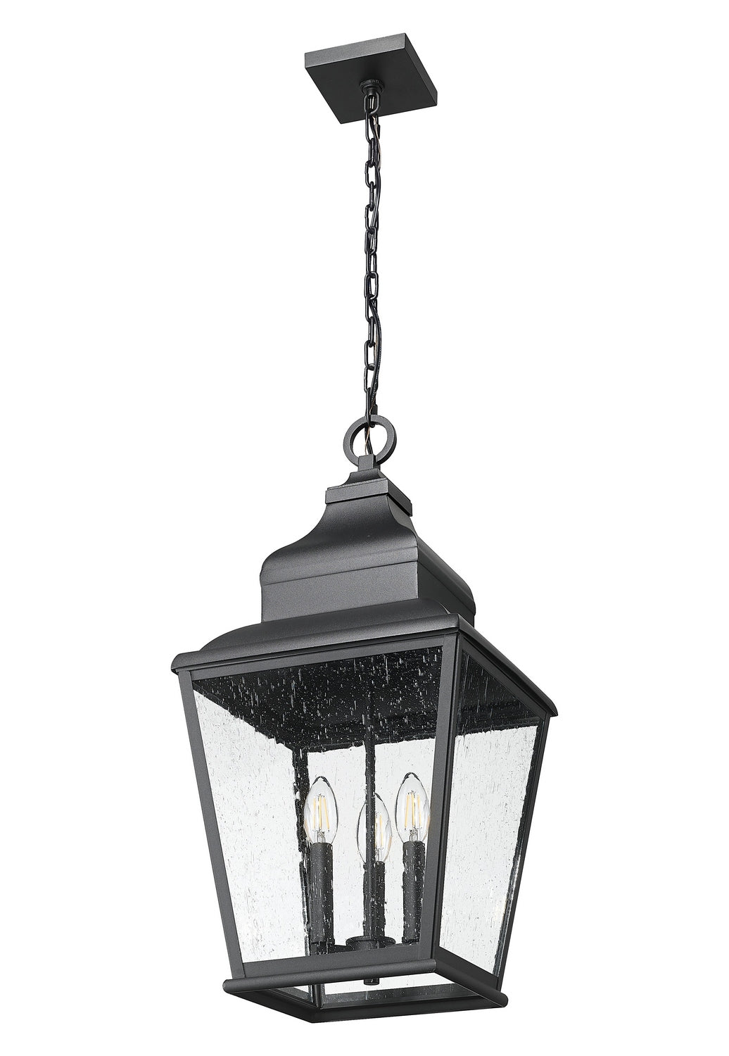 Z-Lite - 5029CHB-BK - Three Light Outdoor Chain Mount Ceiling Fixture - Raphael - Sand Black