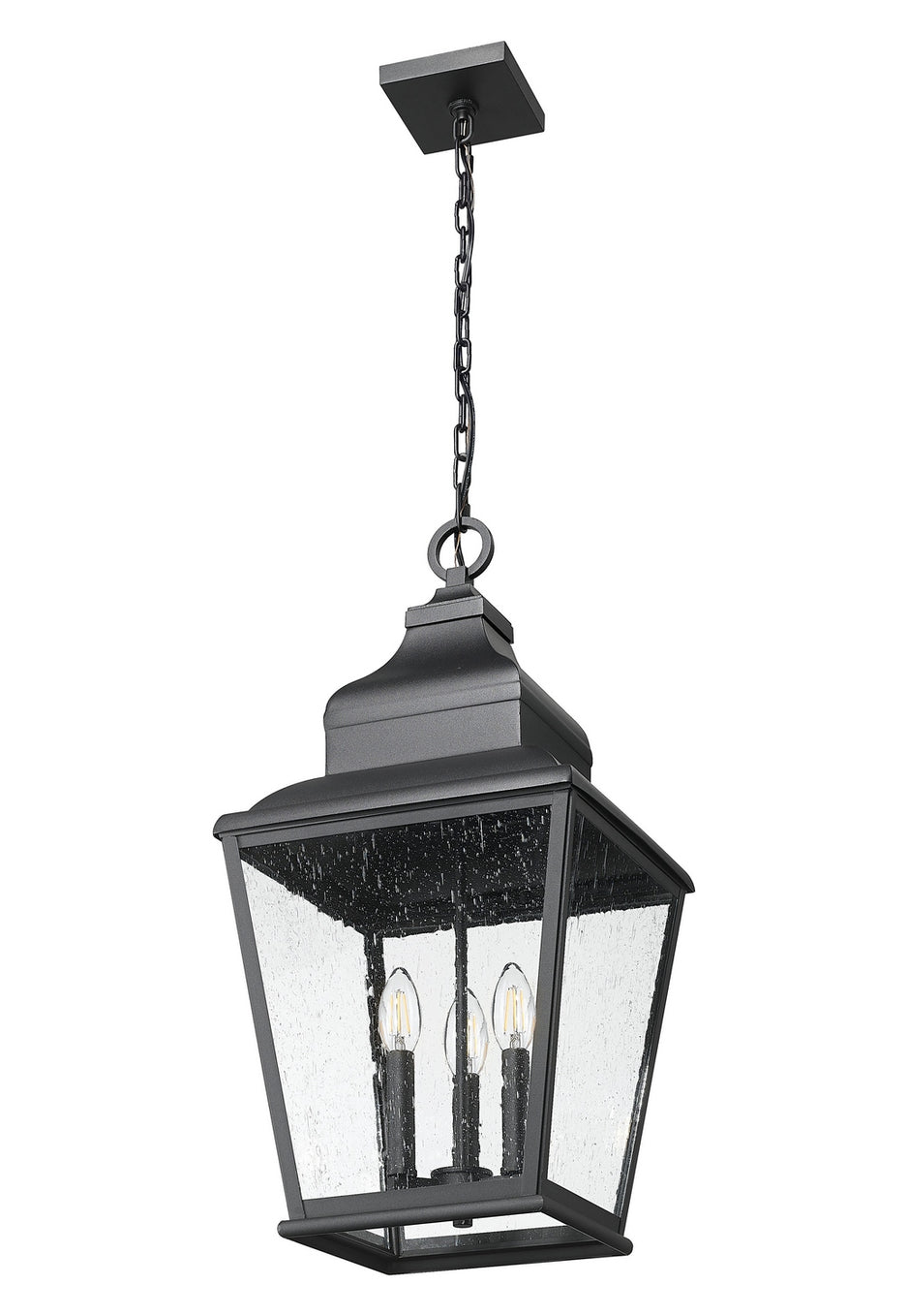 Z-Lite - 5029CHB-BK - Three Light Outdoor Chain Mount Ceiling Fixture - Raphael - Sand Black