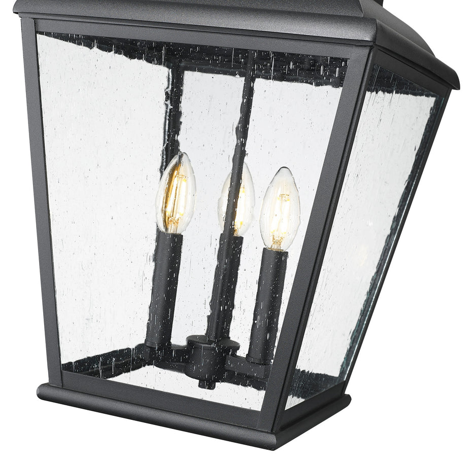 Z-Lite - 5029CHB-BK - Three Light Outdoor Chain Mount Ceiling Fixture - Raphael - Sand Black