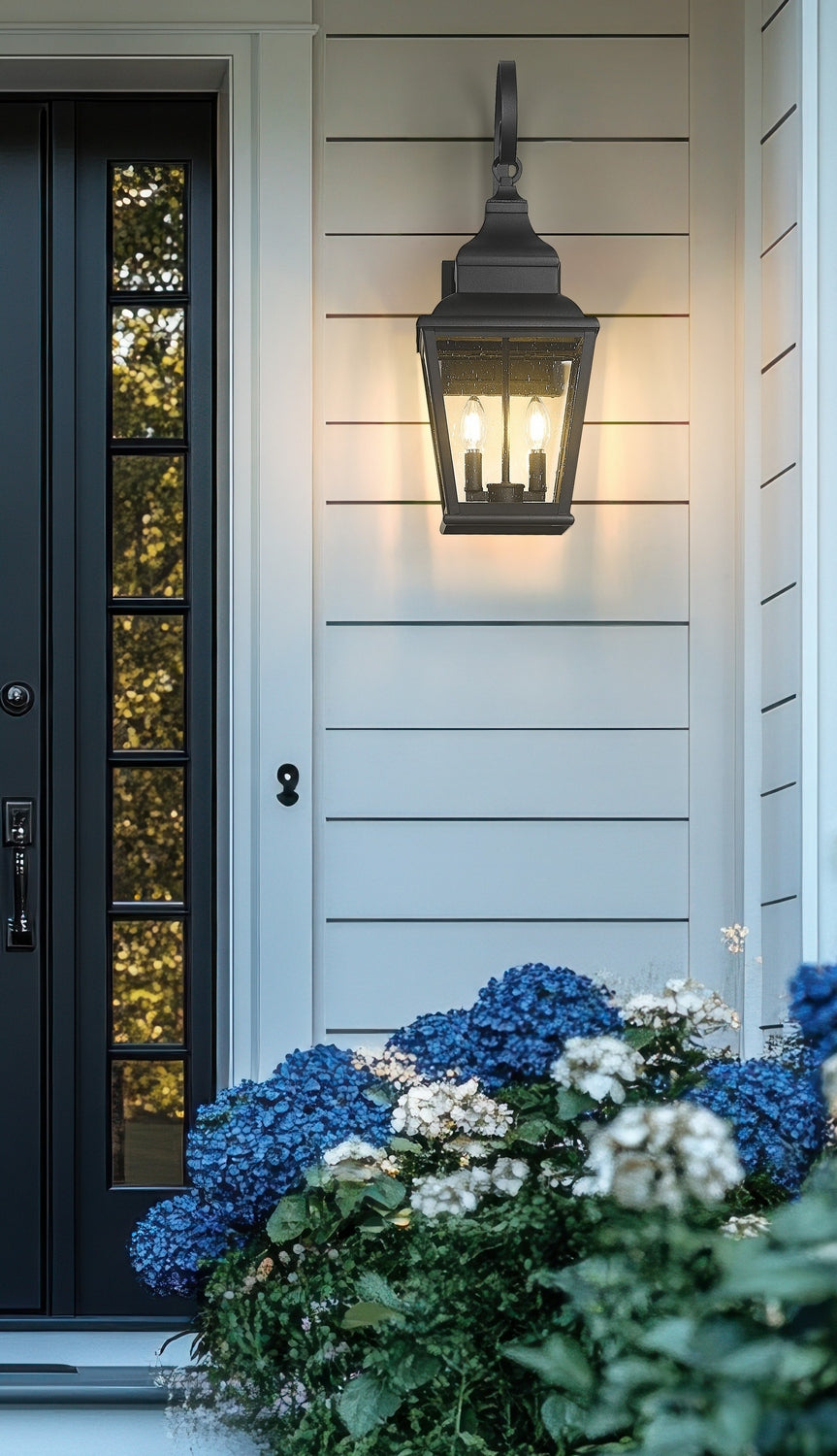Z-Lite - 5029M-BK - Two Light Outdoor Wall Mount - Raphael - Sand Black