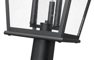 Z-Lite - 5029PHBR-518P-BK - Three Light Outdoor Post Mount - Raphael - Sand Black