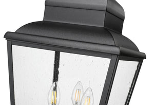 Z-Lite - 5029PHBR-564P-BK - Three Light Outdoor Post Mount - Raphael - Sand Black