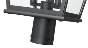 Z-Lite - 5029PHBR-BK - Three Light Outdoor Post Mount - Raphael - Sand Black