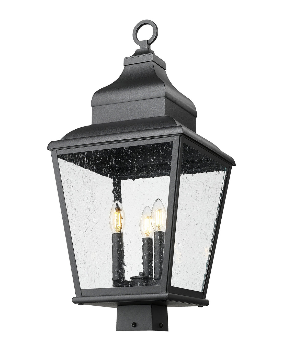 Z-Lite - 5029PHBS-BK - Three Light Outdoor Post Mount - Raphael - Sand Black