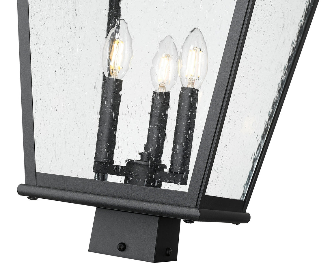 Z-Lite - 5029PHBS-BK - Three Light Outdoor Post Mount - Raphael - Sand Black