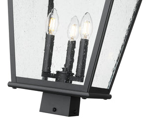 Z-Lite - 5029PHBS-BK - Three Light Outdoor Post Mount - Raphael - Sand Black