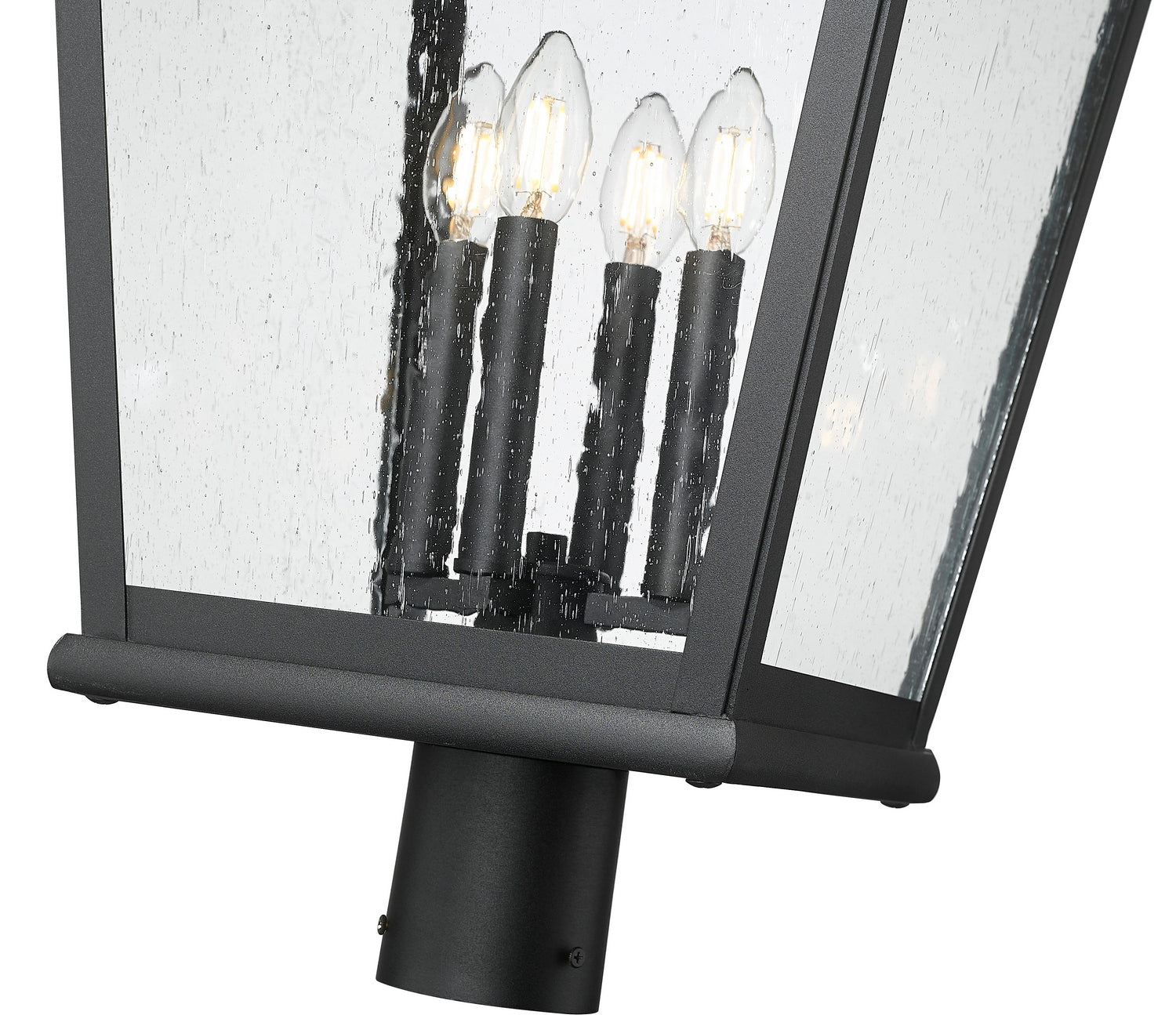 Z-Lite - 5029PHXLR-BK - Four Light Outdoor Post Mount - Raphael - Sand Black