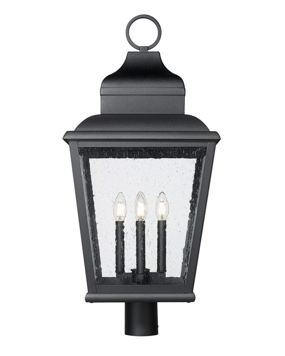 Z-Lite - 5029PHXLR-BK - Four Light Outdoor Post Mount - Raphael - Sand Black