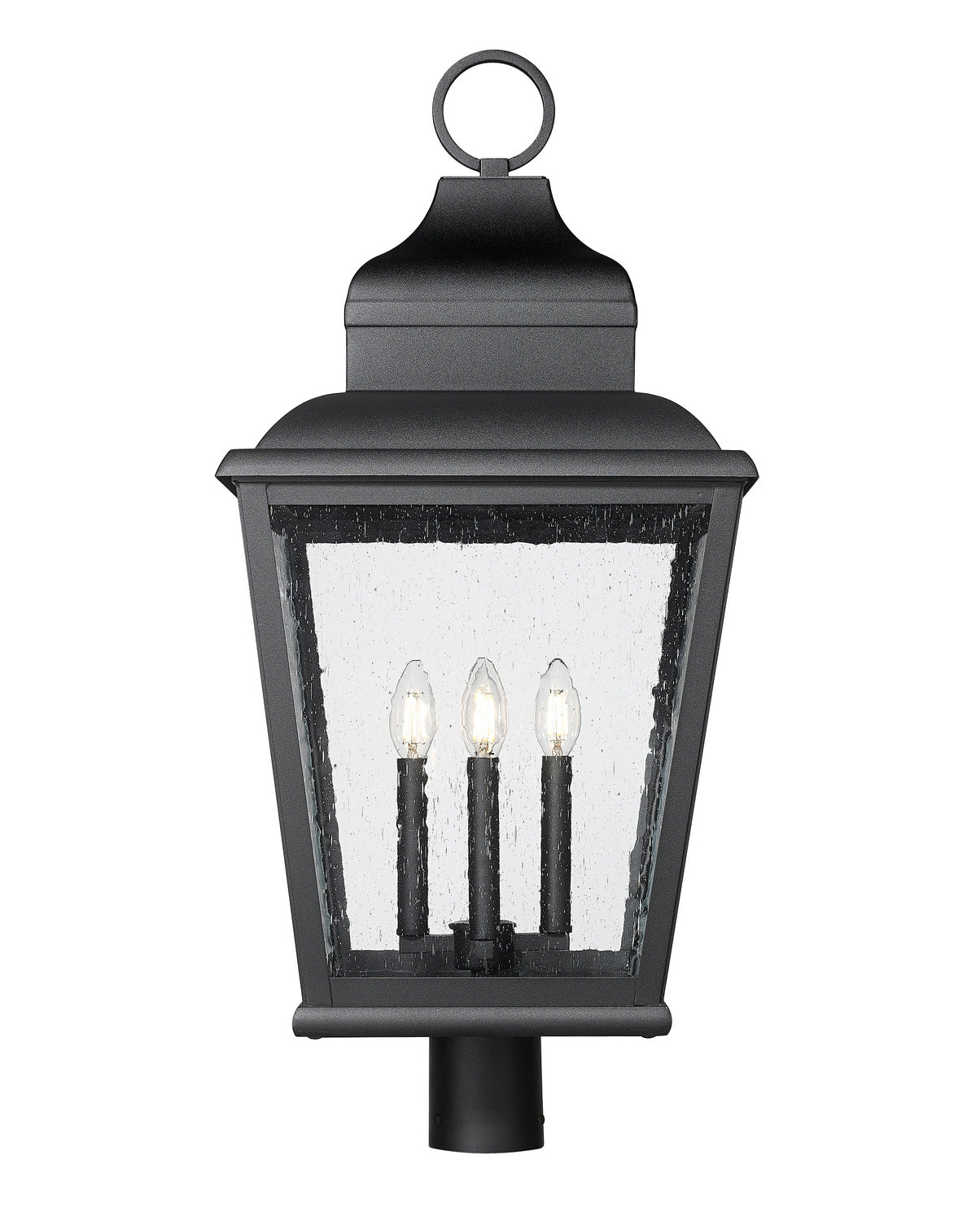 Z-Lite - 5029PHXLR-BK - Four Light Outdoor Post Mount - Raphael - Sand Black