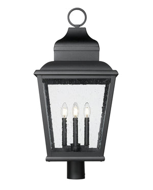Z-Lite - 5029PHXLR-BK - Four Light Outdoor Post Mount - Raphael - Sand Black