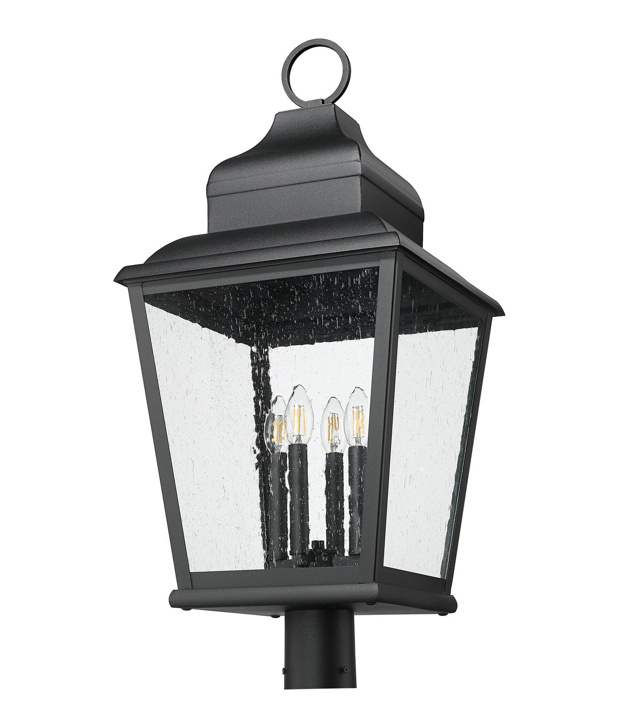 Z-Lite - 5029PHXLR-BK - Four Light Outdoor Post Mount - Raphael - Sand Black
