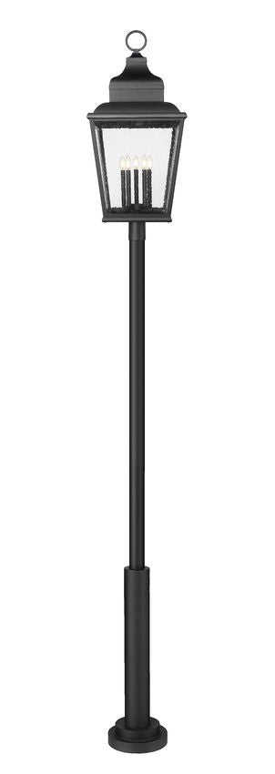 Z-Lite - 5029PHXXLR-5010P-BK - Five Light Outdoor Post Mount - Raphael - Sand Black