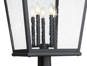Z-Lite - 5029PHXXLR-5010P-BK - Five Light Outdoor Post Mount - Raphael - Sand Black