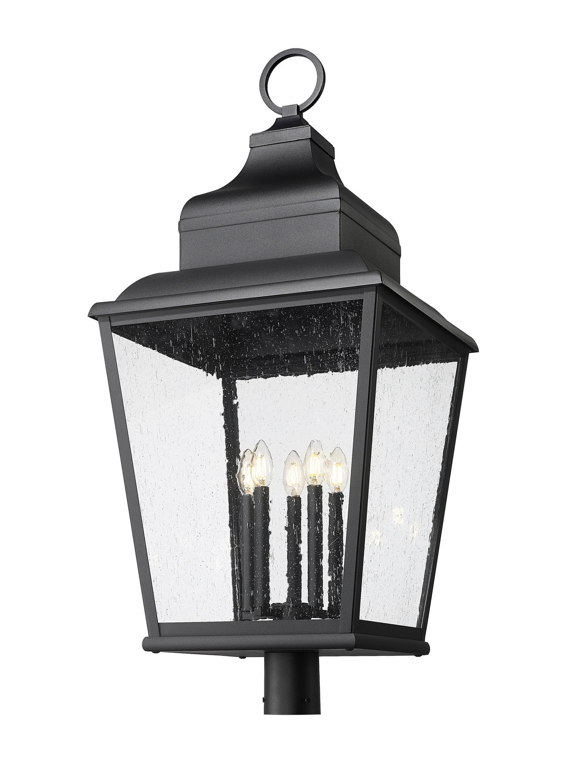 Z-Lite - 5029PHXXLR-BK - Five Light Outdoor Post Mount - Raphael - Sand Black