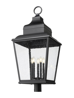 Z-Lite - 5029PHXXLR-BK - Five Light Outdoor Post Mount - Raphael - Sand Black