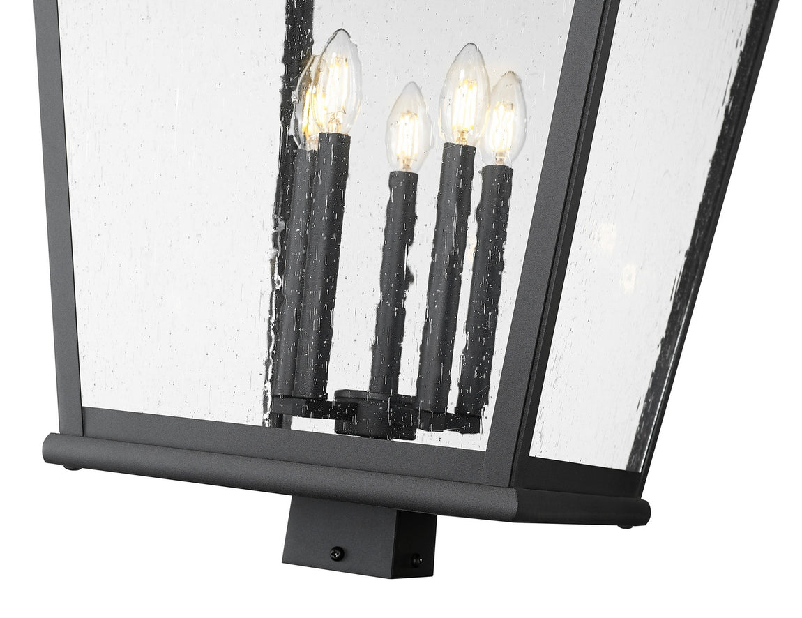 Z-Lite - 5029PHXXLS-BK - Five Light Outdoor Post Mount - Raphael - Sand Black